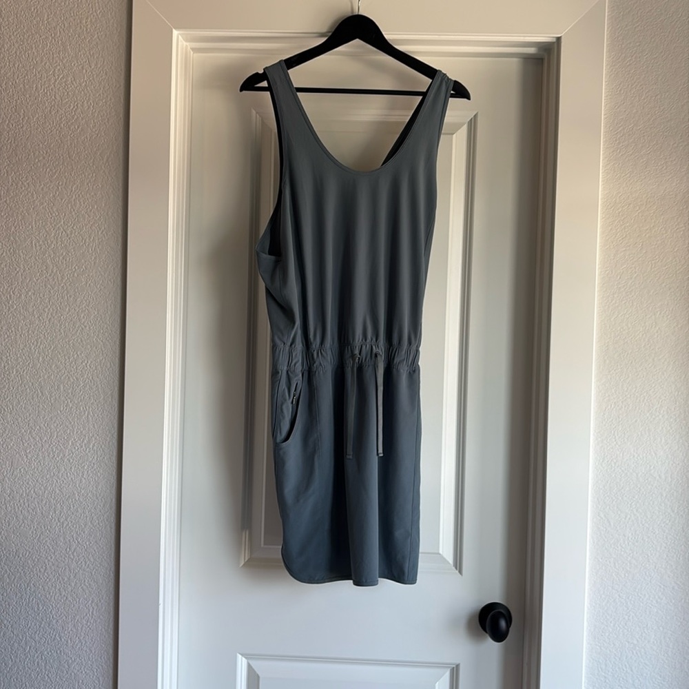 Patagonia Women's Fleetwith Midi Dress in Slate Blue